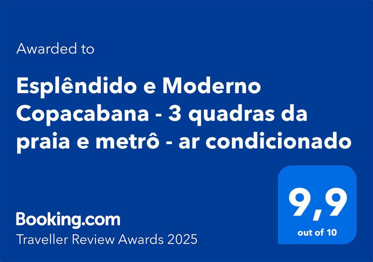 Esplendido E Moderno Copacabana - 3 Quadras Da Praia E Metro - Ar Condicionado Rio de Janeiro Bagian luar foto